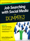 Cover image for Job Searching with Social Media For Dummies